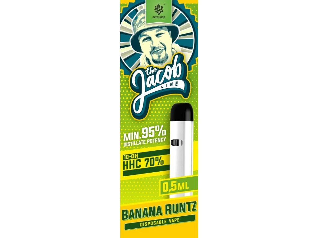 JACOB line 10-OH-HHC vape Banana Runtz 0,5ml